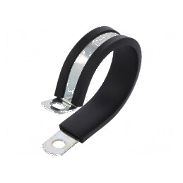 Clipsuri Øbuclă din oțel pentru montaj Ø 38,1-41mm, lățime 13mm, orificiu de montaj 6,5mm - SL W1 | Electronic-mag.ro | Componente Electronice