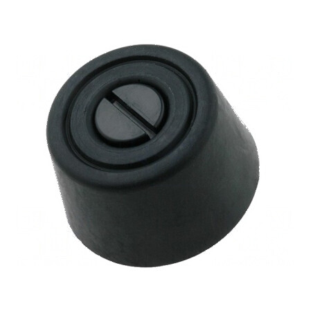 Picioruş de montare rapidă din polietilenă neagră, diametru 5mm | Electronic-mag.ro | Componente Electronice