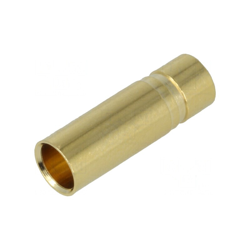 Conector Banană 4mm Soclu 32A Neizolat cu Rezistență de 0,45mΩ - Cablaj 12AWG | Electronic-mag.ro | Componente Electronice