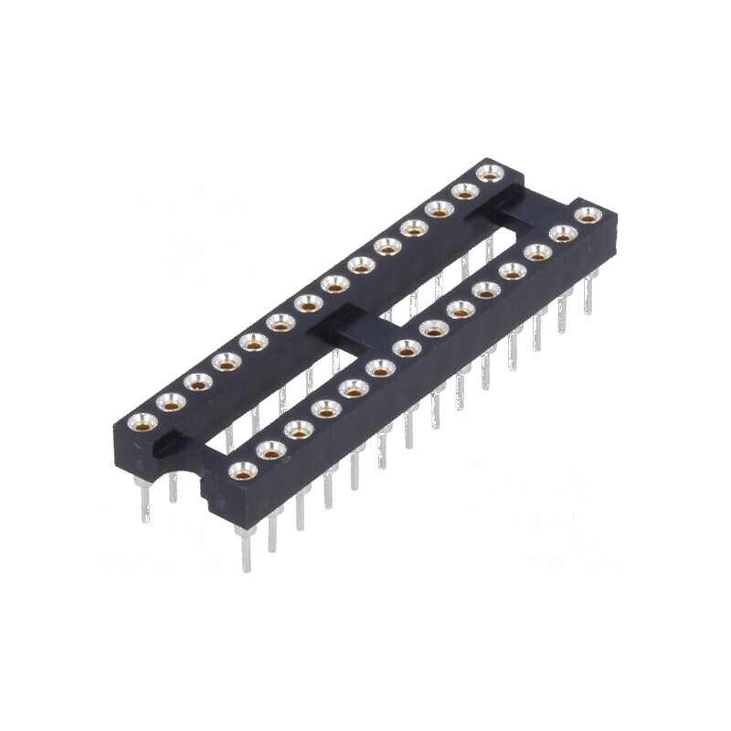 Soclu pentru circuite integrate DIP28, Raster 2,54mm, THT - Precizie în montaj | Electronic-mag.ro | Componente Electronice Soclu pentru circuite integrate DIP28, Raster 2,54mm, THT - Precizie în montaj | Electronic-mag.ro | Componente Electronice