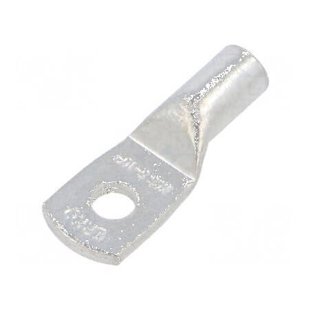 Vârf Inelar Tubular M5 10mm² Crimat pe Cablu Cositorit - Conector Electric Profesional | Electronic-mag.ro | Componente Electronice