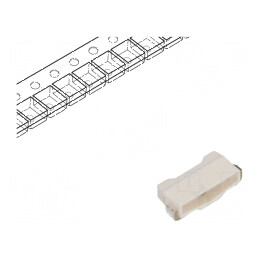 LED SMD 2808 Verde 60mcd, Dimensiuni 2,8x0,8x1,2mm, Unghi 110°, Tensiune 2,1V, Curent 20mA, Putere 75mW | Electronic-mag.ro | Componente Electronice