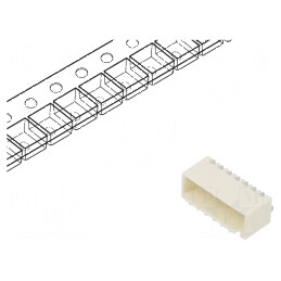 Conector cablu-placă soclu tată Pico-SPOX 1,5mm PIN 7 SMT - Componentă electronică de înaltă calitate | Electronic-mag.ro | Componente Electronice