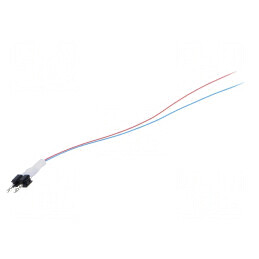 LED Albă 80-150mcd 120° 6500-9000K 1x0,5x0,4mm cu Cablu x2 - Iluminare Eficientă pentru Proiecte Electrice | Electronic-mag.ro | Componente Electronice