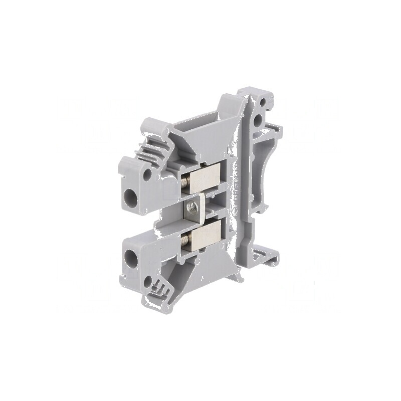 "Terminal de îmbinare pentru șine 0,2-4mm², 1 pistă, 2 borne, gri, lățime 6,2mm" | Electronic-mag.ro | Componente Electronice