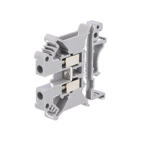 "Terminal de îmbinare pentru șine 0,2-4mm², 1 pistă, 2 borne, gri, lățime 6,2mm" | Electronic-mag.ro | Componente Electronice