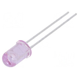 Emițător IR 5mm Difuză Violetă 25mW 30° λp Max: 890nm THT - Dispozitiv Optoelectronic Profesional | Electronic-mag.ro | Componente Electronice