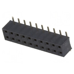 Conector şiruri pini soclu mamă PIN 20 verticale 2mm SMT - Componentă electronică pentru montaj pe suprafaţă | Electronic-mag.ro | Componente Electronice