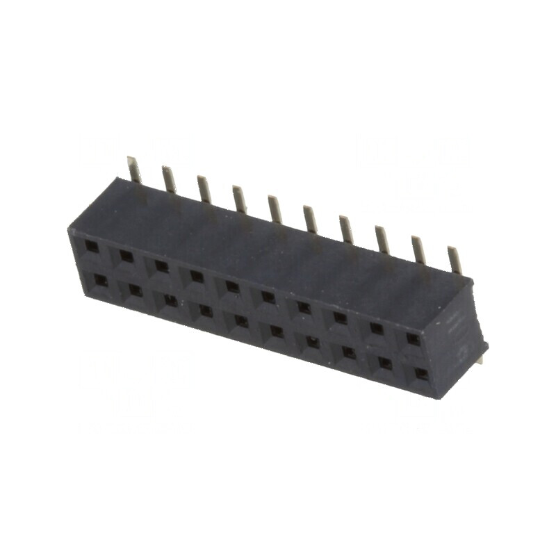 Conector şiruri pini soclu mamă PIN 20 verticale 2mm SMT - Componentă electronică pentru montaj pe suprafaţă | Electronic-mag.ro | Componente Electronice