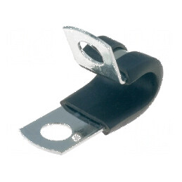 Clipsuri din oțel Øbuclă - Dimensiuni 7,9mm W: 12,7mm, Øorif.mont: 6,7mm | Electronic-mag.ro | Componente Electronice