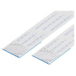 Banda FFC Fire 8 P - Cablu de 1mm cu contacte pe aceeași parte | Electronic-mag.ro | Componente Electronice