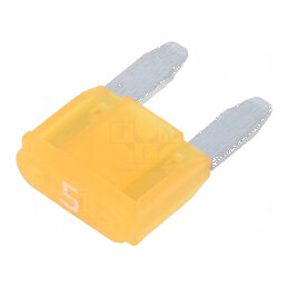 Siguranță auto 5A 32VDC, 10,9mm, aliaj de staniu - protecție electrică premium | Electronic-mag.ro | Componente Electronice