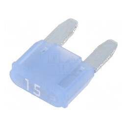 Siguranță auto 15A 32VDC, 10,9mm, aliaj de staniu - componentă electrică de înaltă calitate | Electronic-mag.ro | Componente Electronice