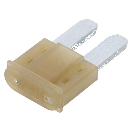 Siguranță Auto 7,5A 32VDC, 11mm, Aliaj de Staniu - Protecție Electrică pentru Vehicule | Electronic-mag.ro | Componente Electronice