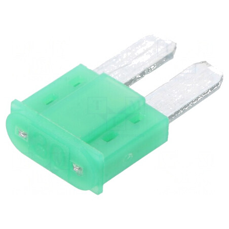 Siguranţă Auto 30A 32VDC, 11mm, Aliaj de Staniu | Electronic-mag.ro | Componente Electronice