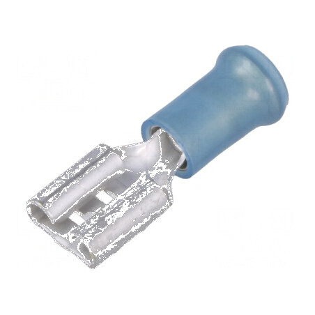 Terminal plat 6,3mm 0,8mm mamă pentru cablu 1÷2,5mm² crimpat | Electronic-mag.ro | Componente Electronice
