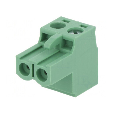 Regletă de Conexiuni Deconectabilă cu 2 Drept Mufă pentru Piste de 5mm | Electronic-mag.ro | Componente Electronice