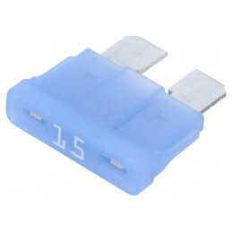 Siguranță auto 15A 32VDC, 19,3mm, aliaj de staniu - pentru protecție electrică eficientă | Electronic-mag.ro | Componente Electronice