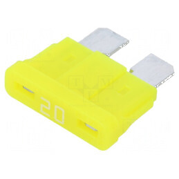 Siguranţă auto 20A 32VDC, 19,3mm, aliaj de staniu - componentă electrică de înaltă calitate | Electronic-mag.ro | Componente Electronice