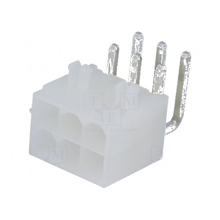 Conector cablu-placă soclu tată MF42 4,2mm 6 PIN THT 7A | Electronic-mag.ro | Componente Electronice