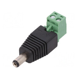 Adaptor de Conexiune 5,5/2,1mm cu Terminal cu Şurub - 5,5mm x 2,1mm | Electronic-mag.ro | Componente Electronice