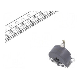 Potențiometru de montare singură tură, orizontal, 50kΩ, 100mW - Componentă electronică de precizie | Electronic-mag.ro | Componente Electronice