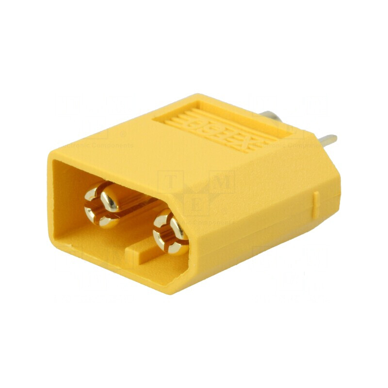 Conector Alimentare DC Mufă XT60 Tată cu 2 PIN pentru Cablu de Lipire | Electronic-mag.ro | Componente Electronice Conector Alimentare DC Mufă XT60 Tată cu 2 PIN pentru Cablu de Lipire | Electronic-mag.ro | Componente Electronice