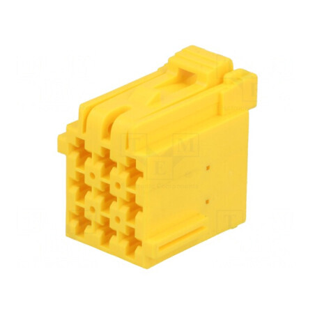 Conector cablu-cablu mufă mamă JPT PIN 9 galbenă - accesorii electrice profesionale | Electronic-mag.ro | Componente Electronice