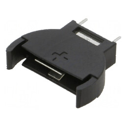 Soclu CR2032 Vertical THM pentru PCB - 1 Baterie, Conector PCB | Electronic-mag.ro | Componente Electronice