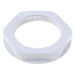 Piuliță M32 din poliamidă UL94V-0, fără halogen, 41mm, gri, Pas: 1,5 | Electronic-mag.ro | Componente Electronice