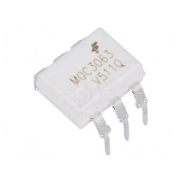 Optotriac 5,3kV - Uieş 600V Circuit de Comutare în Zero, DIP6 - Componentă Electronică Professionala | Electronic-mag.ro | Componente Electronice