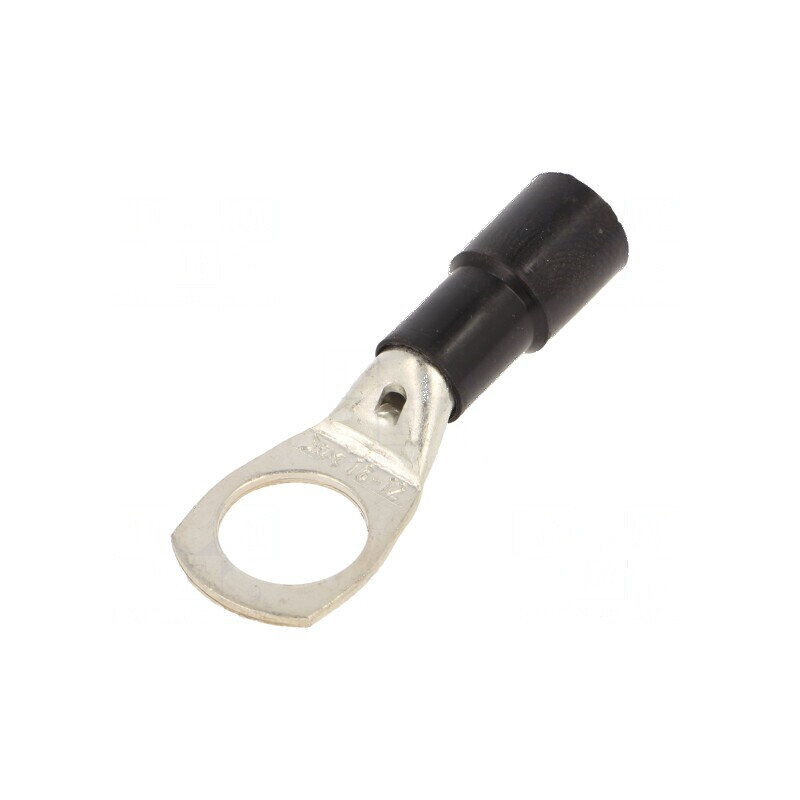 Vârf de conectare inelar tubular M12 cu diametru de 13mm, 16mm², crimpat pe cablu negru | Electronic-mag.ro | Componente Electronice Vârf de conectare inelar tubular M12 cu diametru de 13mm, 16mm², crimpat pe cablu negru | Electronic-mag.ro | Componente Electronice