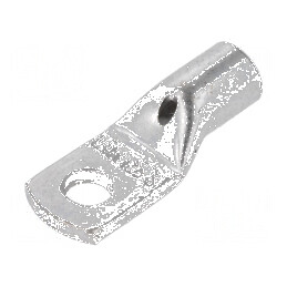 Vârf inelar tubular M6 25mm² crimpat pe cablu neizolat din cupru - Conector electric profesional | Electronic-mag.ro | Componente Electronice
