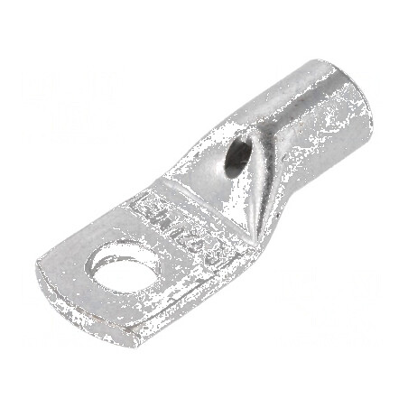 Vârf inelar tubular M6 25mm² crimpat pe cablu neizolat din cupru - Conector electric profesional | Electronic-mag.ro | Componente Electronice