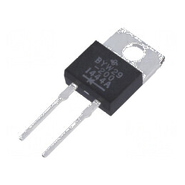 Diodă redresoare THT 200V 8A, tub Ifsm 100A, TO220AC, timp de recuperare 25ns | Electronic-mag.ro | Componente Electronice
