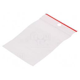 Pungă cu fermoar Polietilenă 70mm x 50mm, Grosime 40um - Ambalare Profesională | Electronic-mag.ro | Componente Electronice