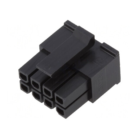 MicroFit 3.0 DR Receptacle 8 Circuit Green Wire High Frequency | Electronic-mag.ro | Componente Electronice