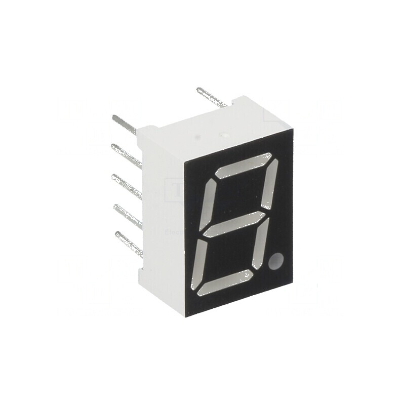 Afișaj LED 7 segmente 10,16mm 0,4 Nr.car 1 galben 40mcd | Electronic-mag.ro | Componente Electronice Afișaj LED 7 segmente 10,16mm 0,4 Nr.car 1 galben 40mcd | Electronic-mag.ro | Componente Electronice