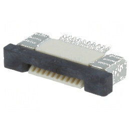 Conector FFC/FPC orizontal 10 PIN superioare ZIF - Conector de înaltă calitate pentru aplicații electronice | Electronic-mag.ro | Componente Electronice