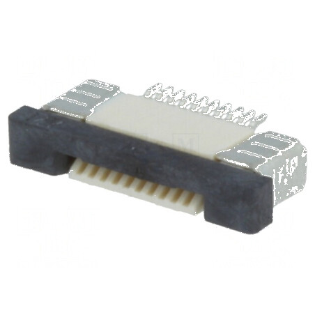 Conector FFC/FPC orizontal 10 PIN superioare ZIF - Conector de înaltă calitate pentru aplicații electronice | Electronic-mag.ro | Componente Electronice