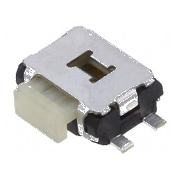 Microîntrerupător TACT SPST-NO 0,05A/12VDC SMT 1,57N - Comutator de Tip Tactil pentru Circuit Electric | Electronic-mag.ro | Componente Electronice