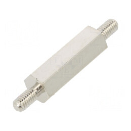 Piuliță Distanțieră Filetată Hexagonală 18mm, Filet Exterior M3 | Electronic-mag.ro | Componente Electronice
