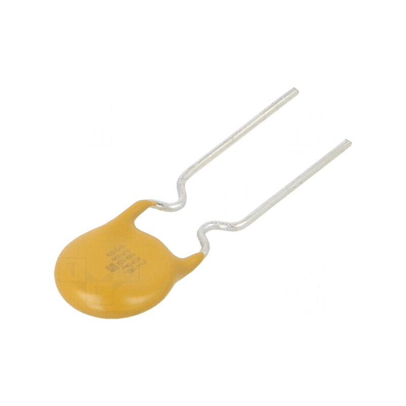 Siguranță Polimerică PTC 500mA 60VDC THT 7,9x3,1x13,7mm PFRA - Componente Electronice de Protecție | Electronic-mag.ro | Componente Electronice