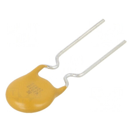 Siguranță Polimerică PTC 500mA 60VDC THT 7,9x3,1x13,7mm PFRA - Componente Electronice de Protecție | Electronic-mag.ro | Componente Electronice