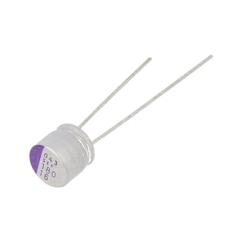 Condensator Polimeric 180uF 16VDC SEF THT ±20% - Interval Temperatura -55÷125°C | Electronic-mag.ro | Componente Electronice Condensator Polimeric 180uF 16VDC SEF THT ±20% - Interval Temperatura -55÷125°C | Electronic-mag.ro | Componente Electronice