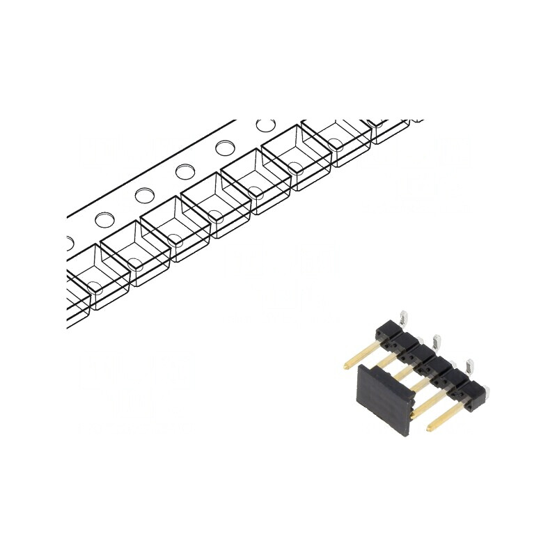 Conector BERGSTIK cu 6 pini verticali - Şiruri Pini Tată pentru Conexiuni Electrice | Electronic-mag.ro | Componente Electronice Conector BERGSTIK cu 6 pini verticali - Şiruri Pini Tată pentru Conexiuni Electrice | Electronic-mag.ro | Componente Electronice