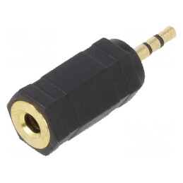 Adaptor Jack 2,5mm 3pin la Jack 3,5mm cu soclu aurit - Conector audio de înaltă calitate | Electronic-mag.ro | Componente Electronice
