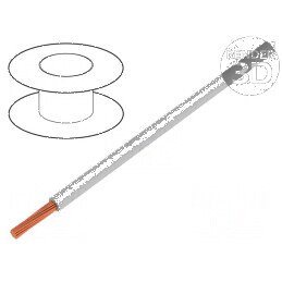 Cablu electric H05V2-K litat 0,75mm² 20AWG PVC gri 300V/500V | Electronic-mag.ro | Componente Electronice