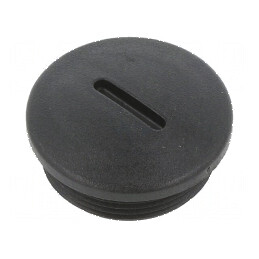 Capac de protecție M32 1,5 IP54 din poliamidă neagră V-N-FS, 11mm - accesoriu electric profesional | Electronic-mag.ro | Componente Electronice