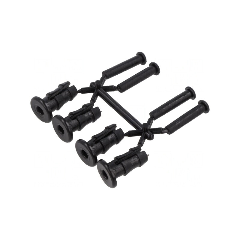 Set de nituri negre - 100 bucăți, pentru îmbinări durabile și rezistente | Electronic-mag.ro | Componente Electronice